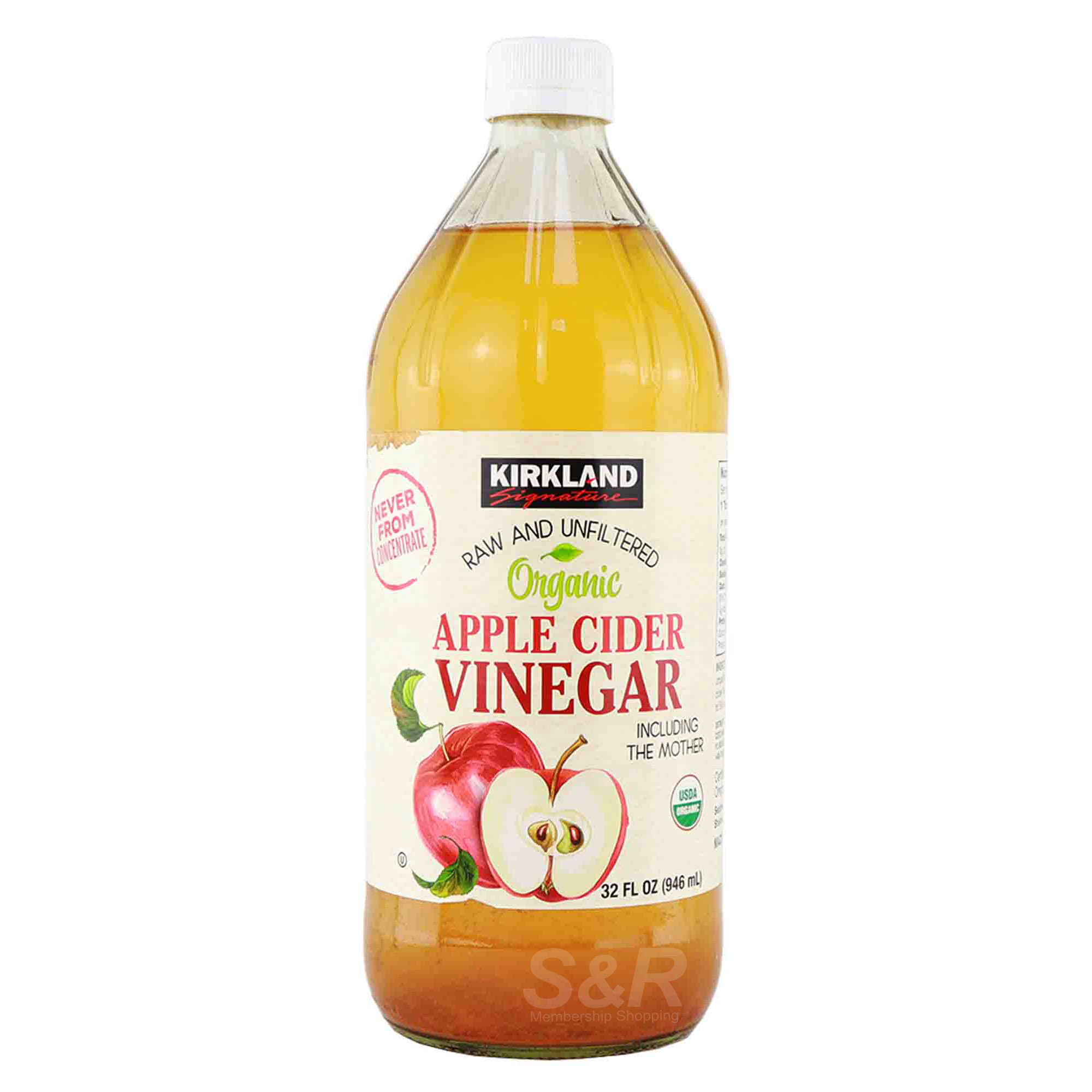 Kirkland Signature Organic Apple Cider Vinegar 946mL Kirkland Signature Organic Apple Cider Vinegar 946mL
